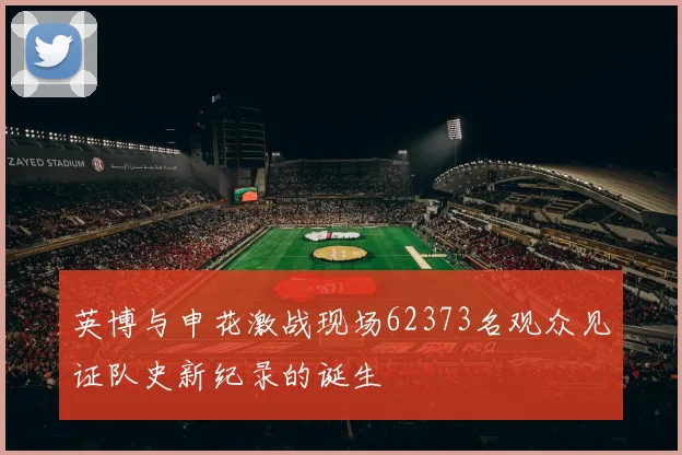 英博与申花激战现场62373名观众见证队史新纪录的诞生